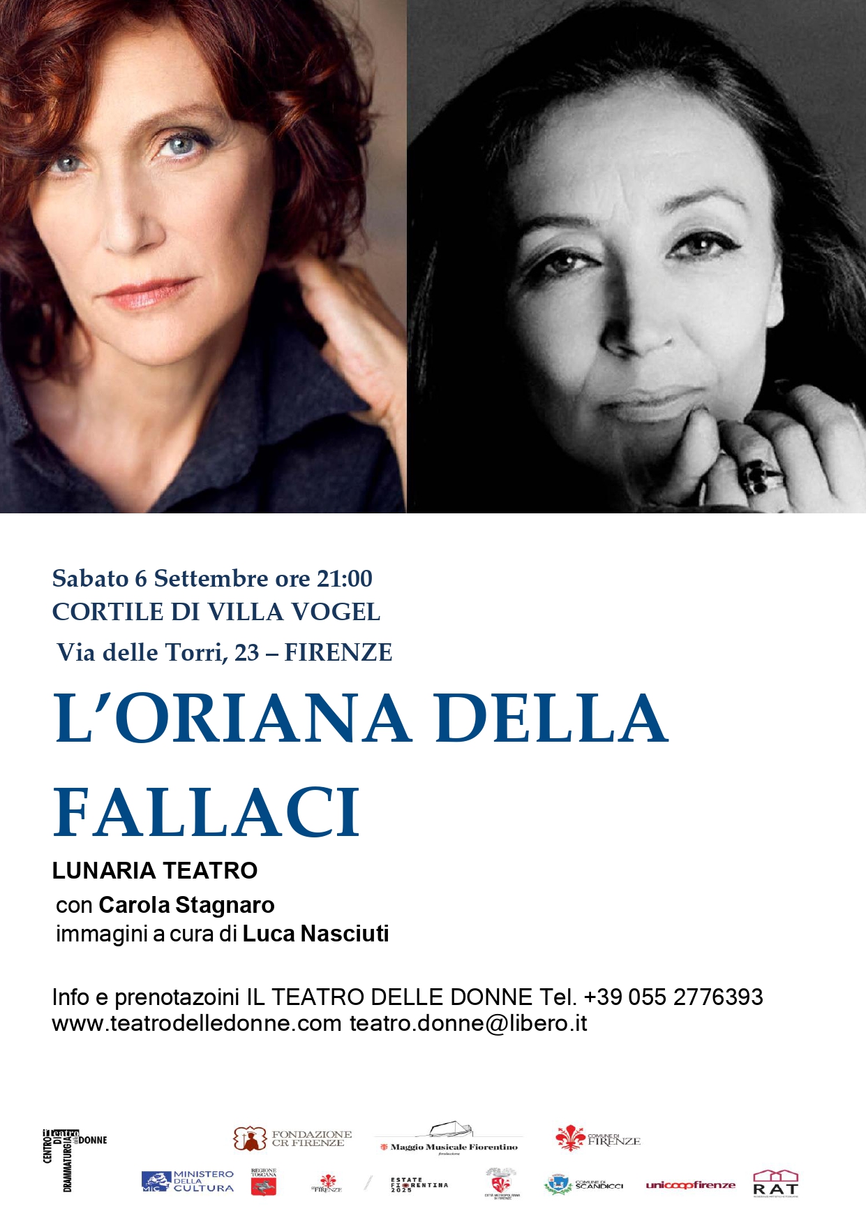 L'Oriana della Fallaci locandina descrittiva