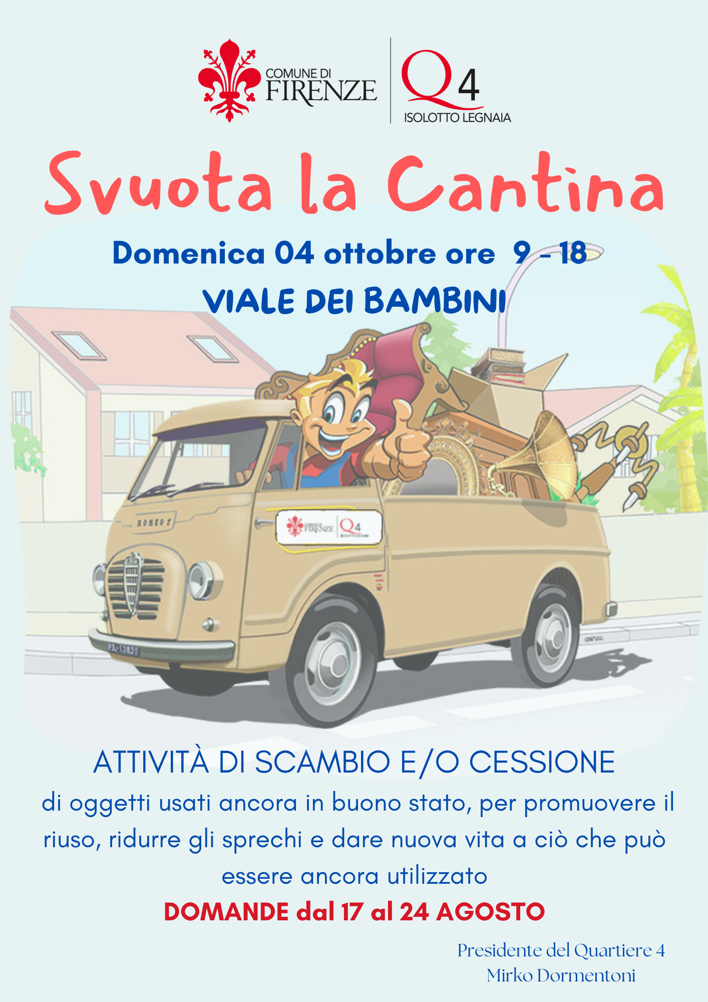Locandina svuota la cantina ottobre 2026