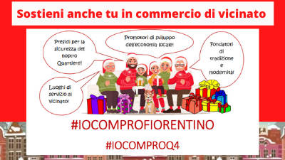 Sostieni anche tu il commercio di vicinato, #iocomprofiorentino