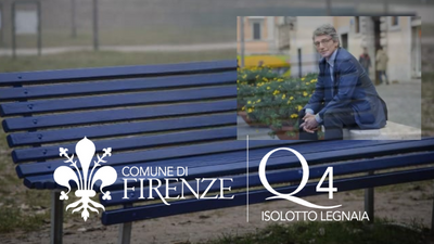 Al Quartiere 4 una panchina blu in ricordo di David Sassoli