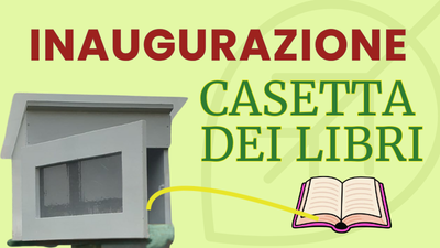 Inaugurazione della Casetta dei Libri al Parco San Bartolo a Cintoia