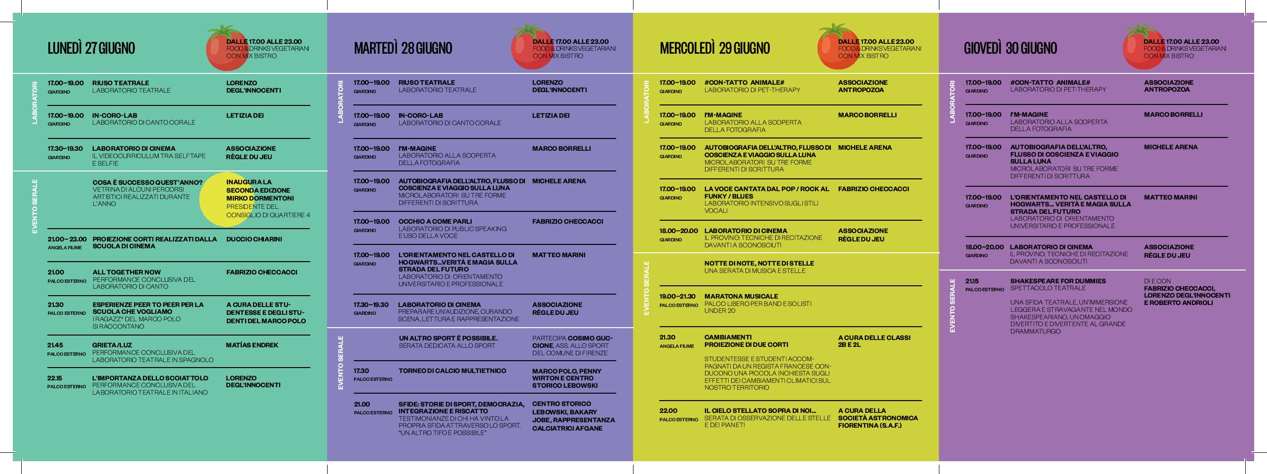 Il programma di July for Future 2