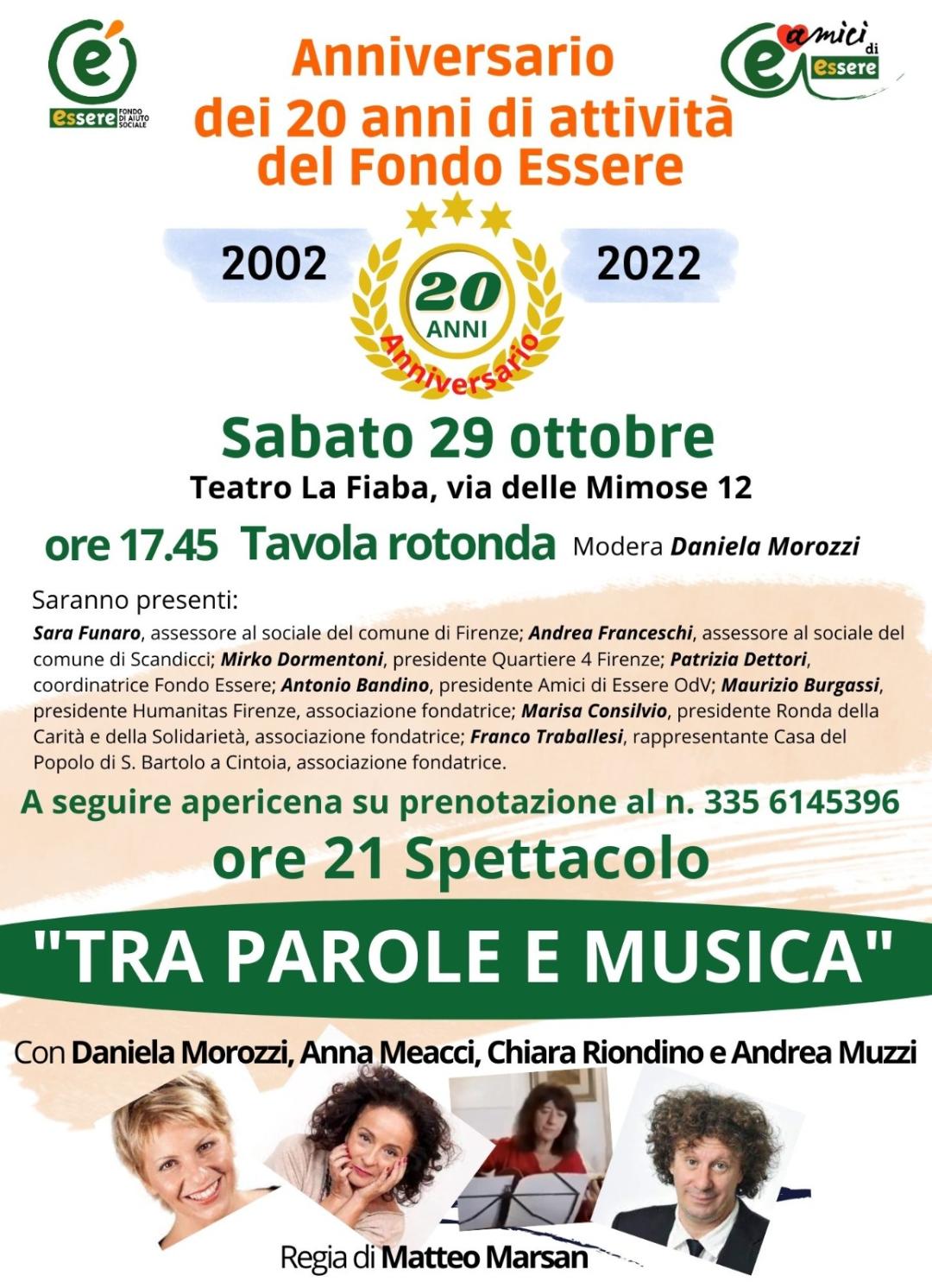 20 anni di Fondo Essere