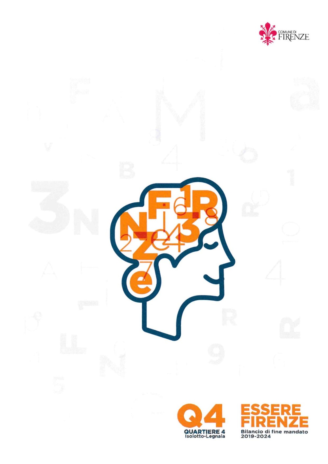 Copertina del libro Essere Firenze Q4 mandato 2019 - 2024
