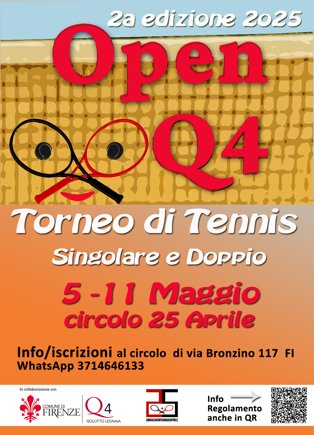 Open Q4 locandina descrittiva