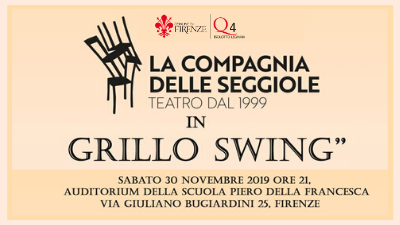 “Grillo Swing”, torna sul palco per beneficienza l’omaggio al Grillo Canterino