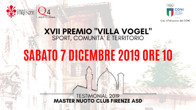 Premio “Villa Vogel Sport” 2019