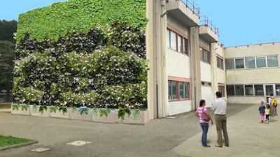 Parete verdi: Un progetto ecologico il 5 scuole fiorentine