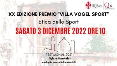 XX edizione del premio Villa Vogel Sport