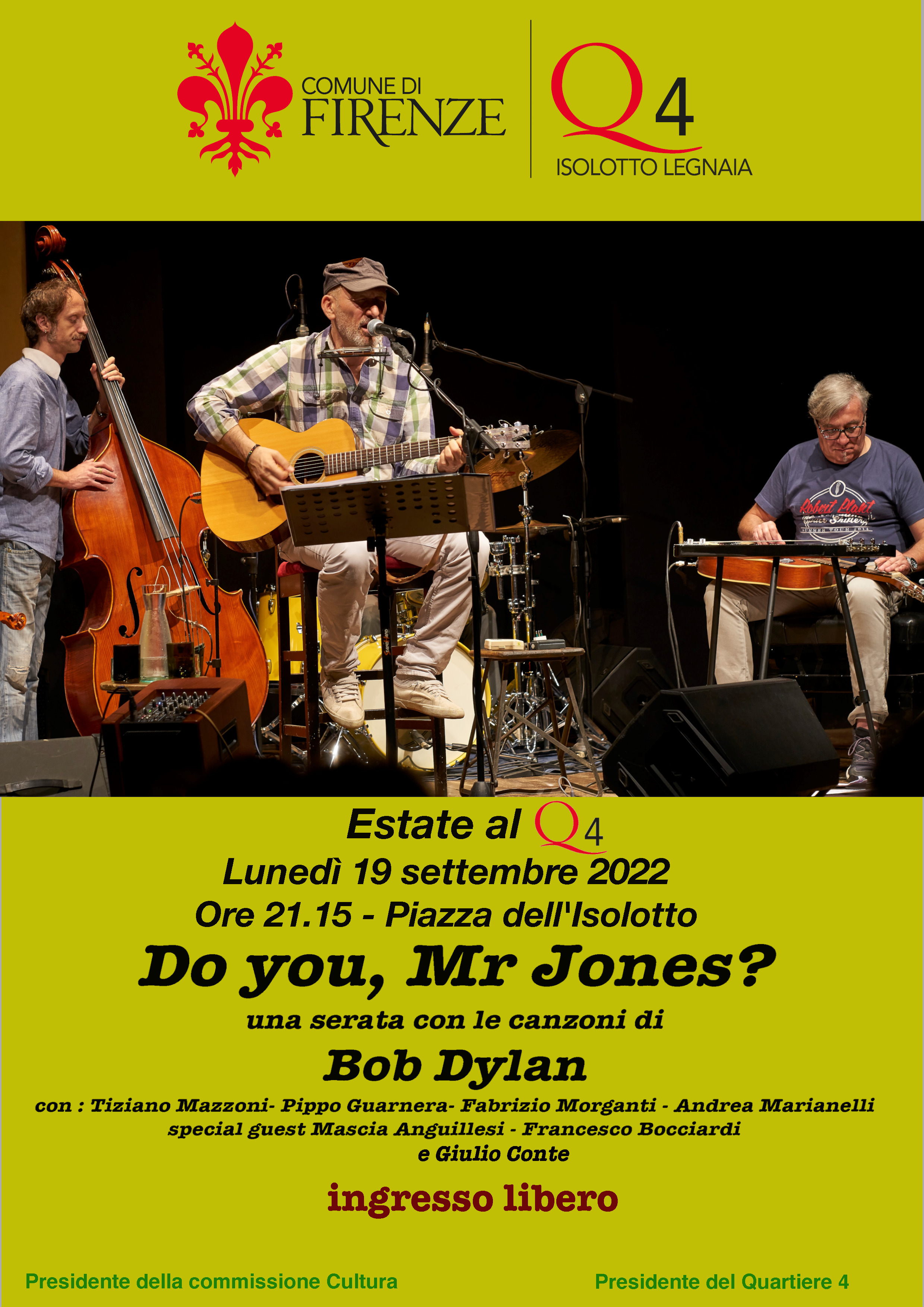 Do You, Mr. Jones? - Bob Dylan all’Isolotto