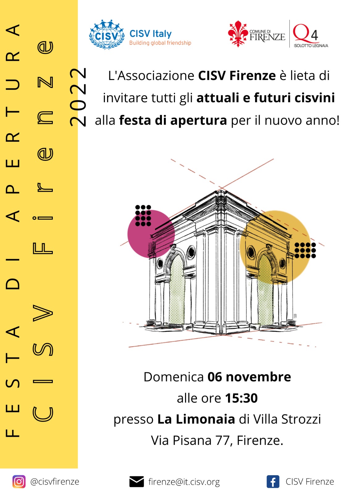 Festa di apertura Cisv Firenze