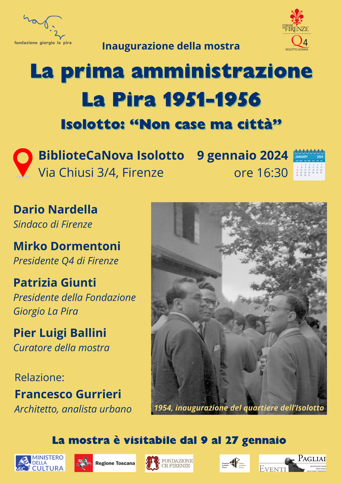 La prima amministrazione La Pira 1951-1956 al Quartiere 4