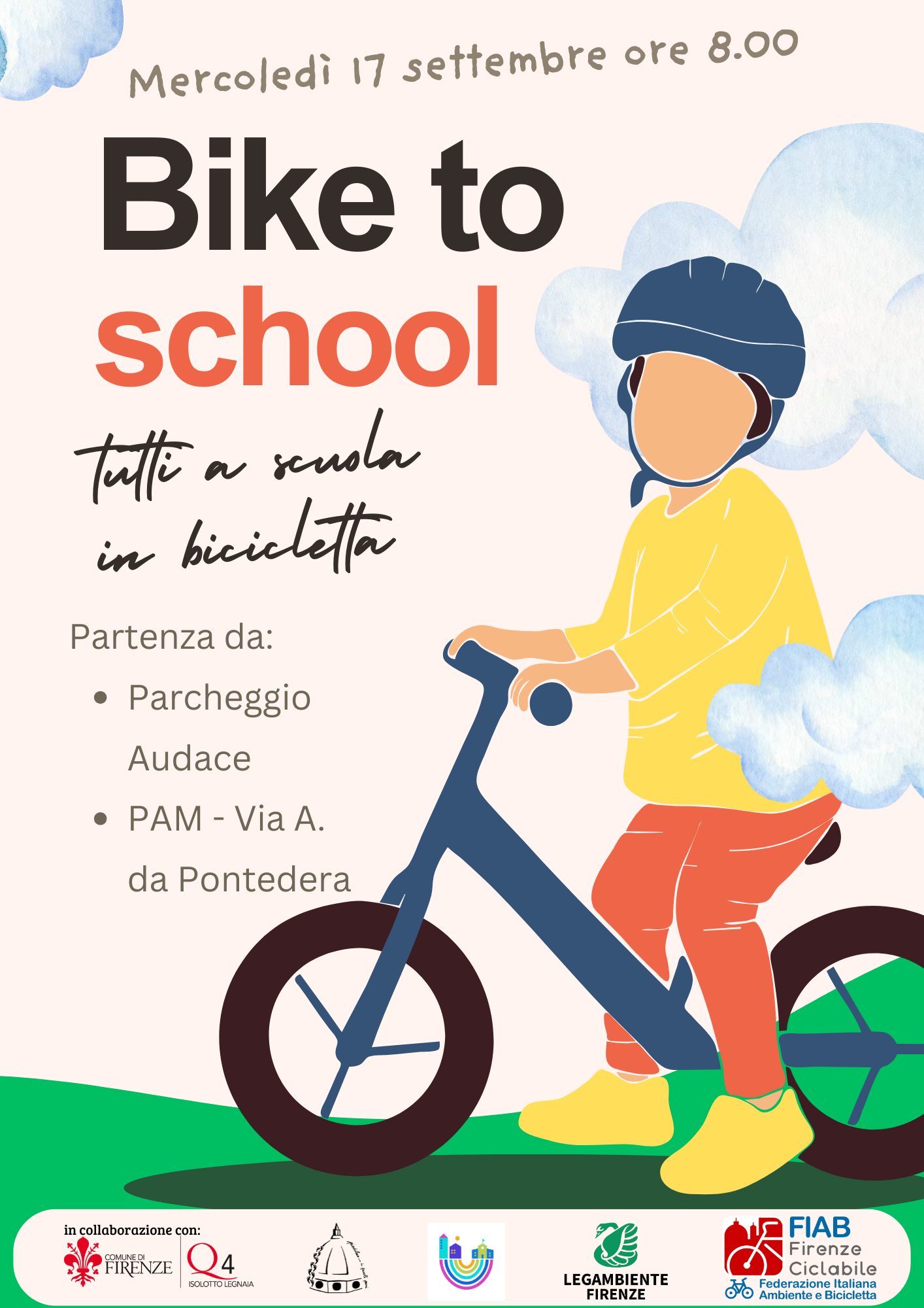 Bike to School locandina