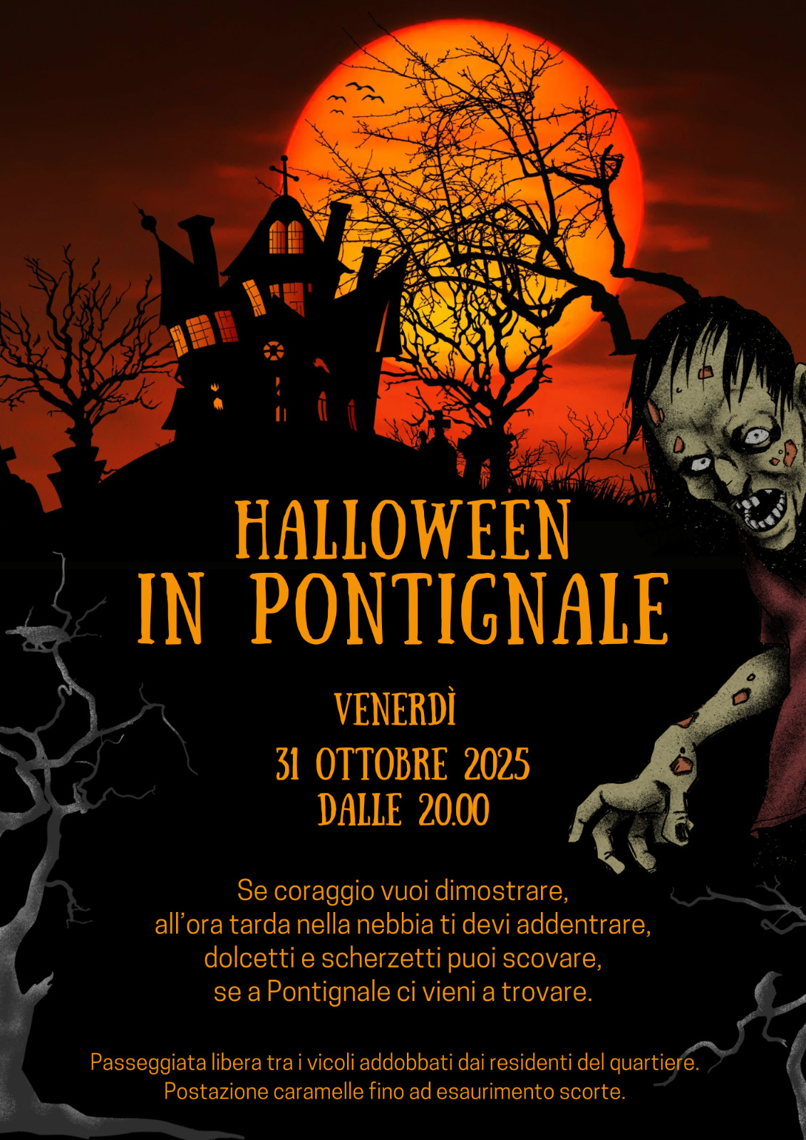 Halloween a Pontignale locandina