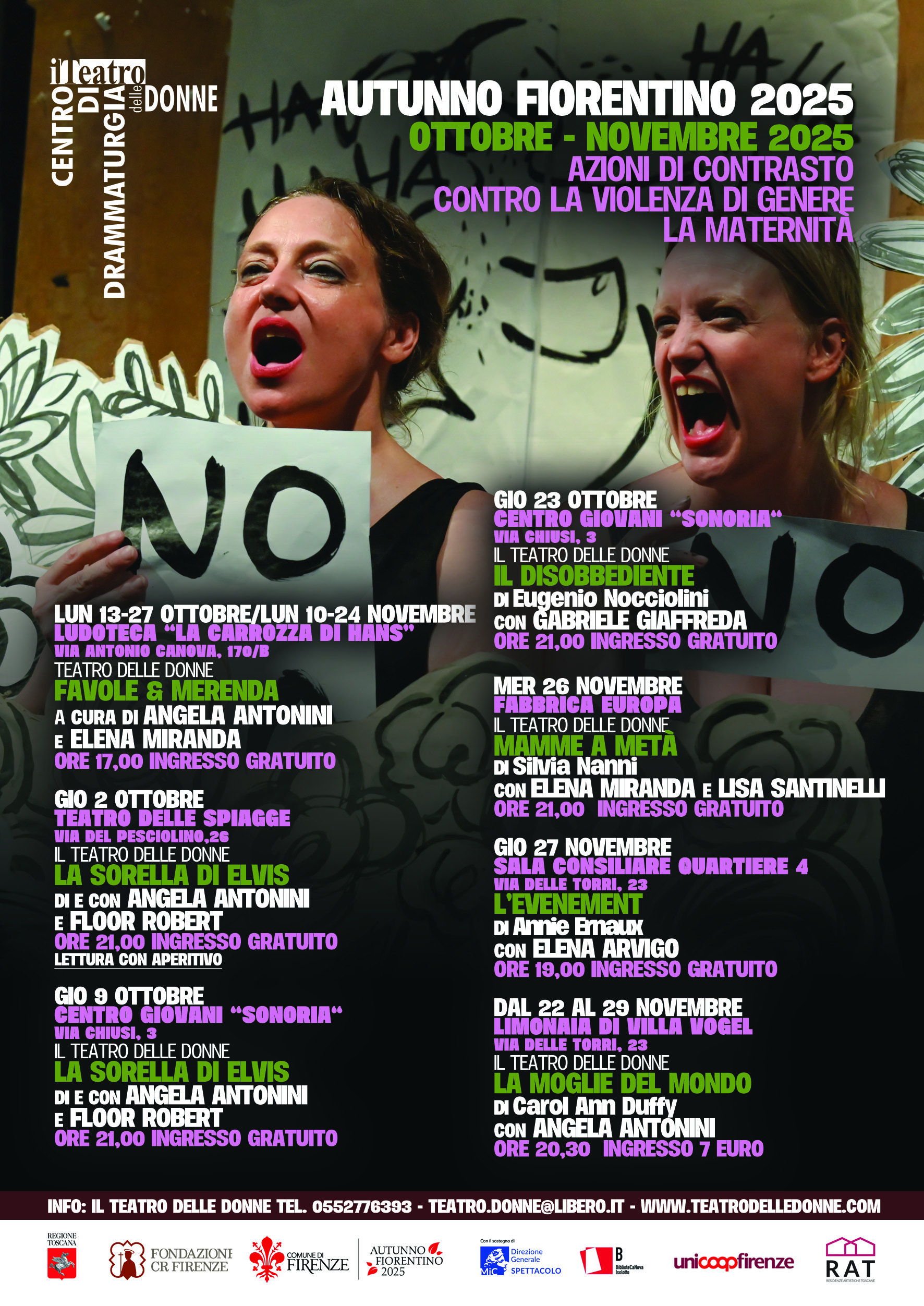 Teatro delle Donne locandina